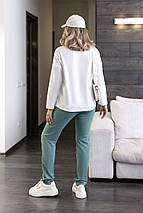 Жіночий спортивний костюм двонитка "Foll" | Норма і батал, фото 5