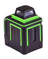 Рівень лазерний MASTERTOOL 10 м ±0.2 мм/м 2 головки H/V/H+V H360°/V110° ±3° GREEN/510 нм клас II IP54