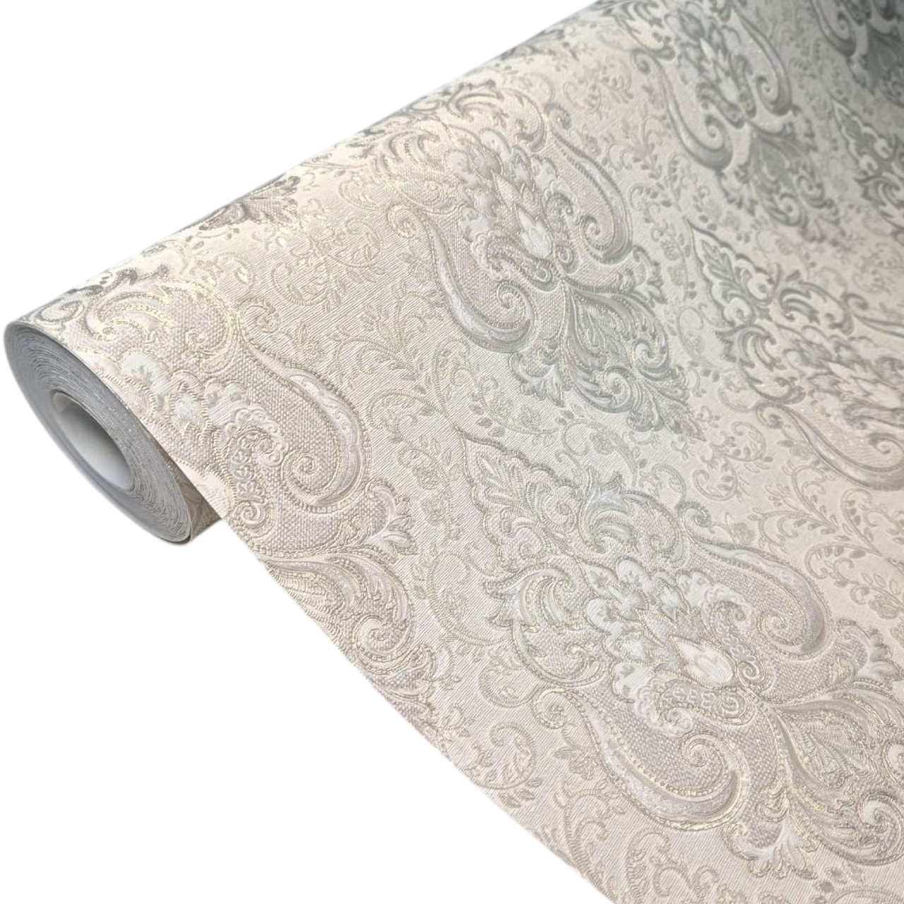 Шпалери метрові вінілові 10,05 × 1,06 м Слов’янські шпалери 8530-01, бежеві для вітальні, спальні, коридору, зали, фото 1