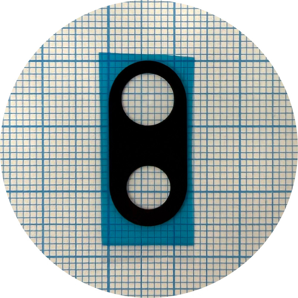 Скло камери Google Pixel 7A (чорне), фото 1