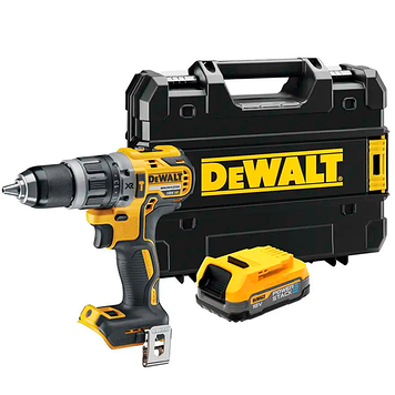 Професійний ударний дриль-шуруповерт акумуляторний DeWALT DCD796E1T : з АКБ 18V 1.7Ah,  70Нм (DCD796E1T)