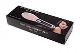 Гребінець випрямляч Fast Hair Straightener, гофре плойка прасок для волосся, праска для вирівнювання, фото 9