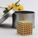 Магнітний конструктор Нео NeoCube Золотий, Магнітна іграшка неокуб, Неокуб магнітний конструктор, фото 10