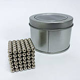 Магнітний конструктор Нео NeoCube Срібло, головоломка Neocube, розвиваюча іграшка магніт, фото 7