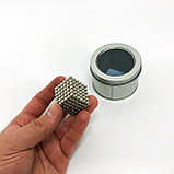 Магнітний конструктор Нео NeoCube Срібло, головоломка Neocube, розвиваюча іграшка магніт, фото 8