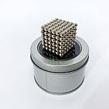 Магнітний конструктор Нео NeoCube Срібло, головоломка Neocube, розвиваюча іграшка магніт, фото 9