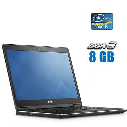 Ноутбук Dell Latitude E7440/ 14" (1366x768)/ Core i5-4310U/ 8 GB RAM/ 128 GB SSD + 500 GB HDD/ HD 4400, фото 1