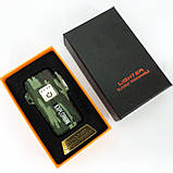 Запальничка імпульсна JL317 Explorer, Вітрозахисна запальничка, Запальничка юсб з гравіюванням, фото 11