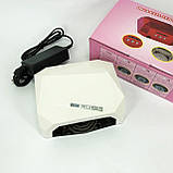 Сушарка для нігтів UV LAMP CCF+LED, Сушарка для нігтів, Портативна сушарка для нігтів. Колір: білий, фото 10