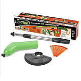 Газонокосарка для саду Zip Trim акумуляторна, Тример для трави та кущів для підстригання газону, фото 8