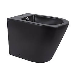 Біде підлогове Qtap Scorpio 530x360x395 Matt black QT14441003CMB Krash Твій Вибір