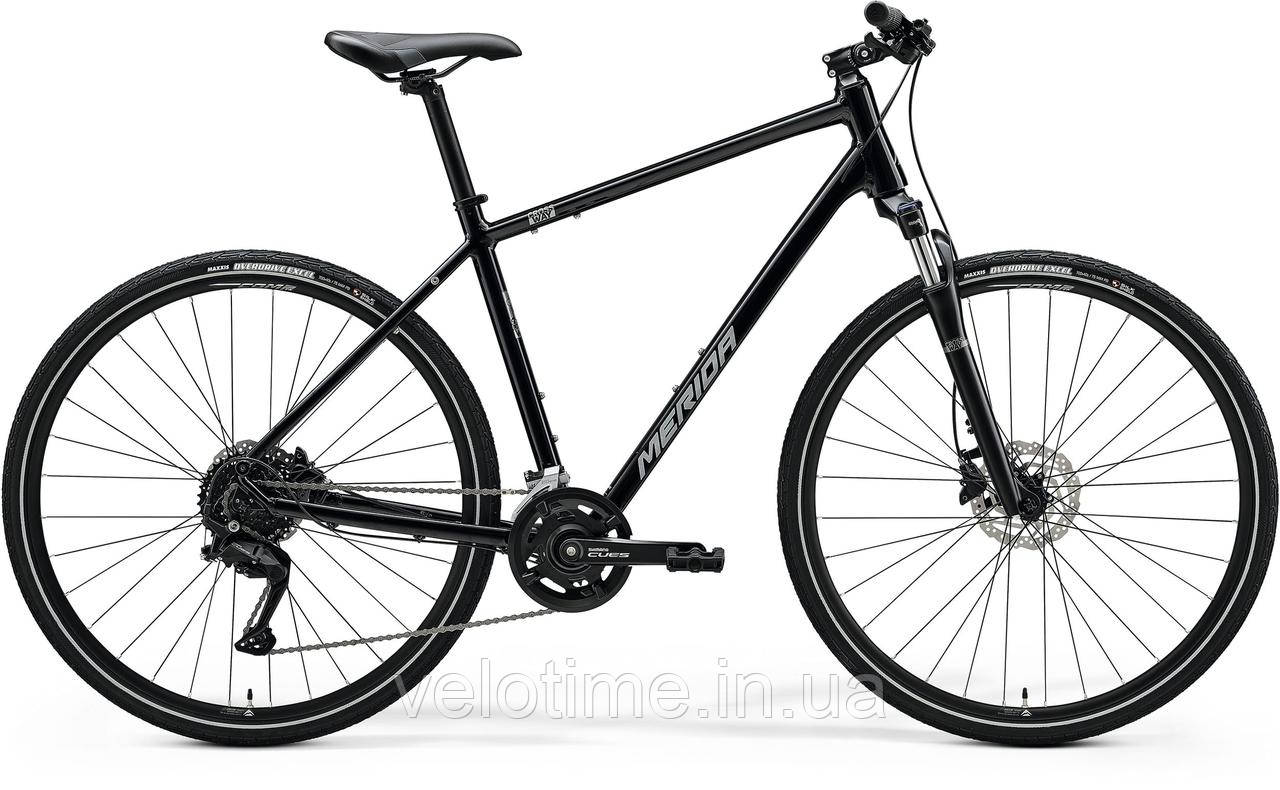 Merida Crossway 100 2025 (S,GLOSSY BLACK(SILVER)), фото 1