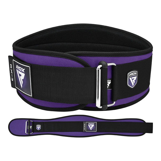 Пояс для важкої атлетики RDX RX3 EVA Curve неопреновий PURPLE-S