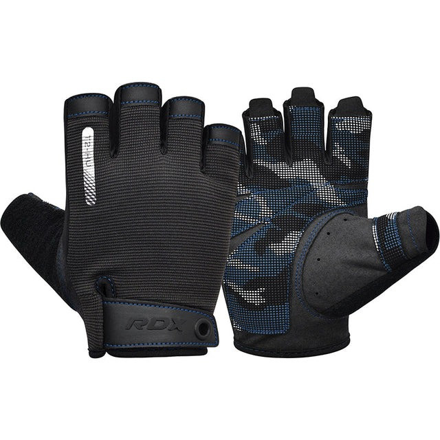 Рукавички для фітнесу RDX T2 Half Blue S