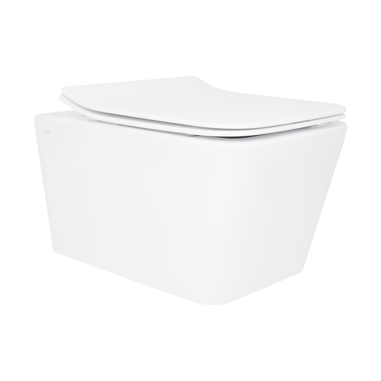 Унітаз підвісний Qtap Crow безобідковий з сідінням Soft-close QT05335170W Krash Твій Вибір, фото 1