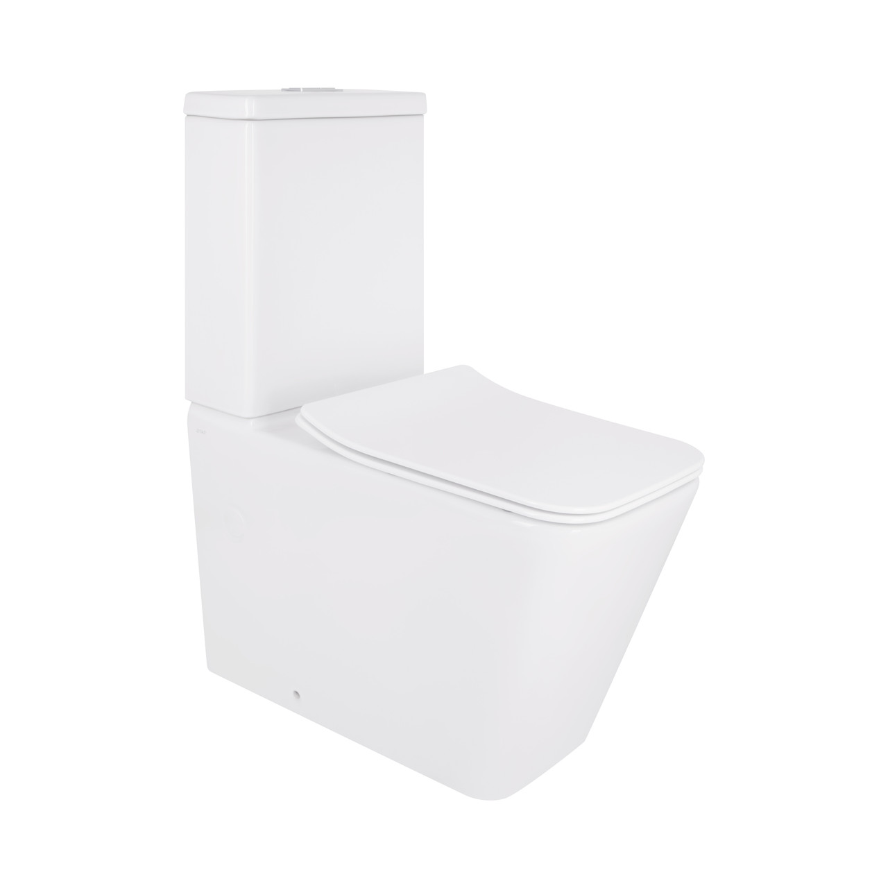 Унітаз-компакт Qtap Crow безобідковий з сідінням Soft-close QT05222170W Krash Твій Вибір, фото 1