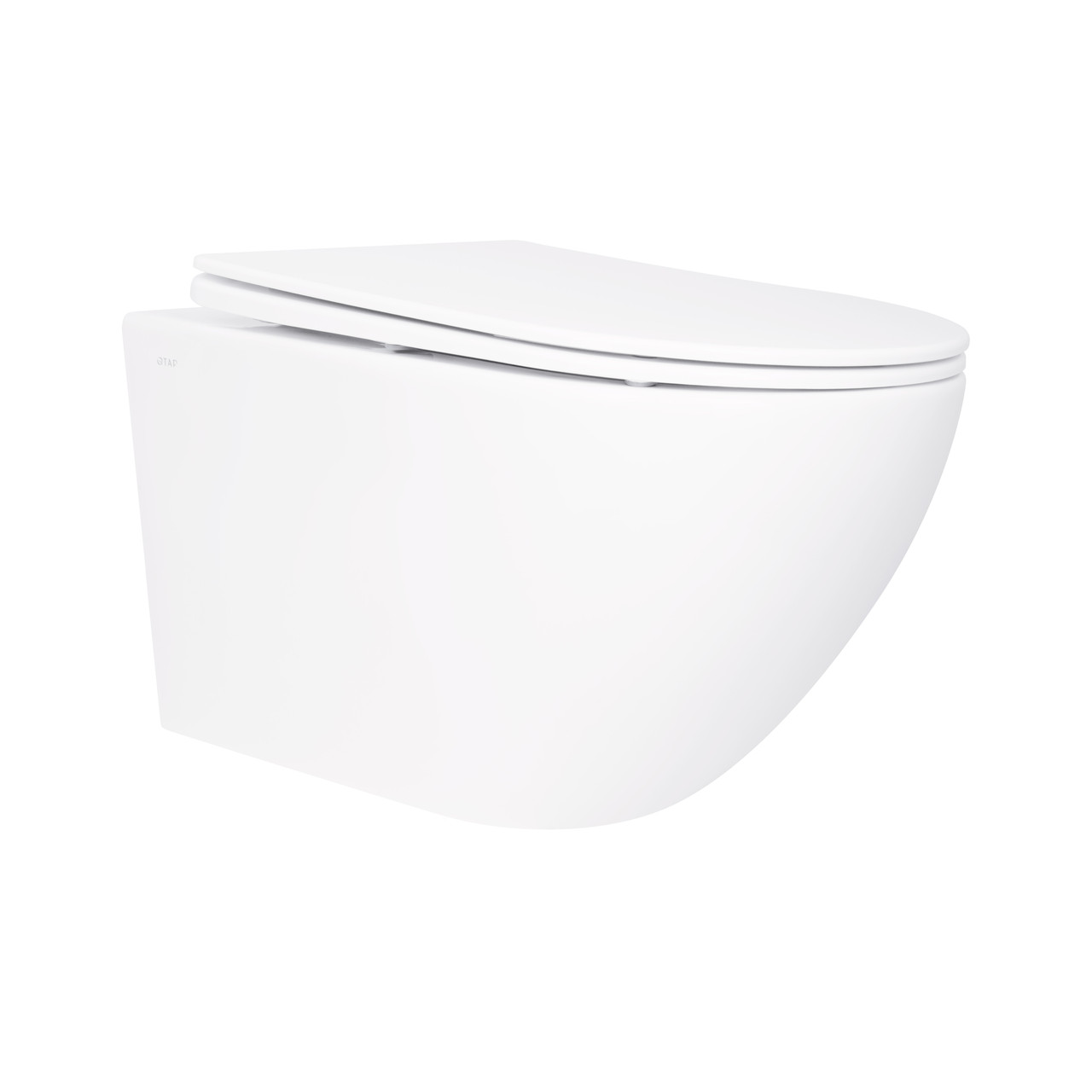 Унітаз підвісний Qtap Jay безобідковий з сідінням Soft-close QT07335176W Krash Твій Вибір, фото 1