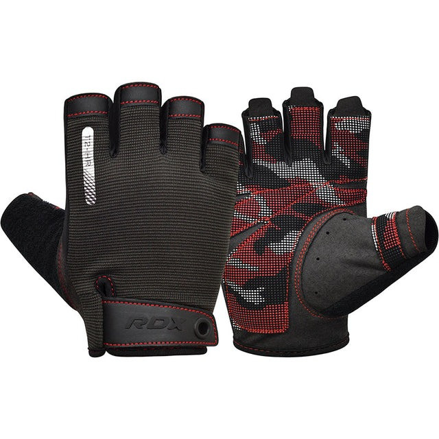 Рукавички для фітнесу RDX T2 Half Red M