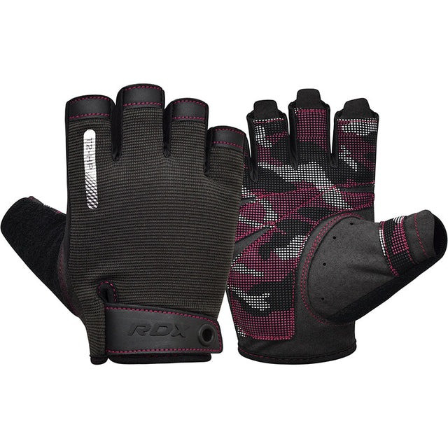 Рукавички для фітнесу RDX T2 Half Pink S