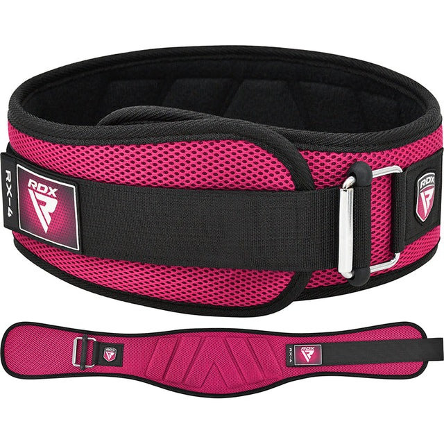 Пояс для важкої атлетики RDX RX4 EVA Curve неопреновий PINK-XS