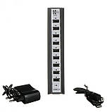 Розгалужувач USB HUB на 10 портів з активною зарядкою 220V, Розгалужувач юсб, Хаб для ноутбука, фото 9