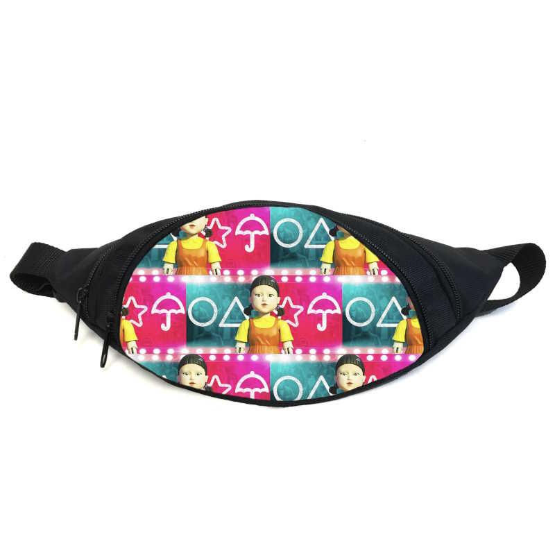 Поясная сумка бананка Игра в кальмара (GB - Squid Game 08) Gear Bag черная
