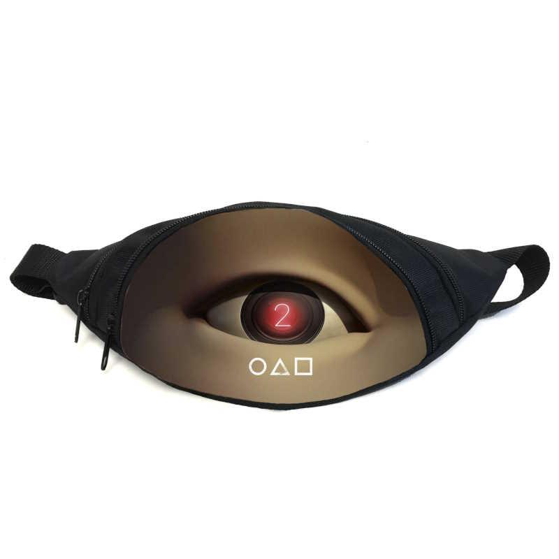 Поясная сумка бананка Игра в кальмара (GB - Squid Game 09) Gear Bag черная