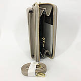 Гаманець-клатч із еко-шкіри Baellerry Forever N8591, практичний маленький жіночий гаманець. Колір: сірий, фото 8