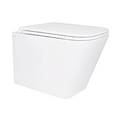 Унітаз підвісний Qtap Tern безобідковий з сідінням Soft-close QT1733052ERW Krash Твій Вибір