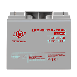 Акумулятор гелевий LPM-GL 12V - 20 Ah