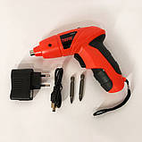 Шуруповерт викрутка Електрична PRO TUOYE з бітами та адаптером, електро шуруповерт, компактний легкий, фото 9