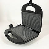 Сендвічниця бутербродниця-гриль MAGIO MG-367, гриль двосторонній контактний, вафельниця бутербродниця, фото 9