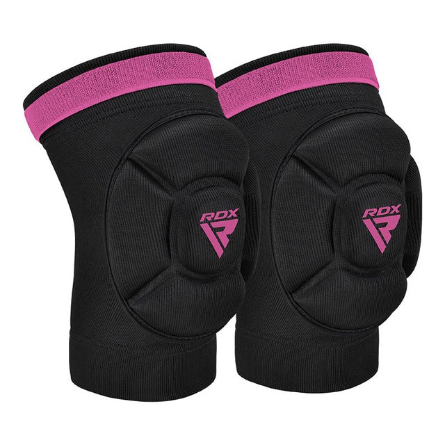 Наколінники спортивні RDX HOSIERY KNEE FOAM K5 BLACK/PINK-S (пара), фото 1