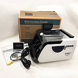 Рахункова машинка для грошей, лічильник банкнот Bill Counter GR-6200 з детектором UV, перевіряти гроші, фото 10