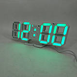 Годинник настільний електронні VST-883 LED з будильником і термометром, розумний настільний годинник, фото 6