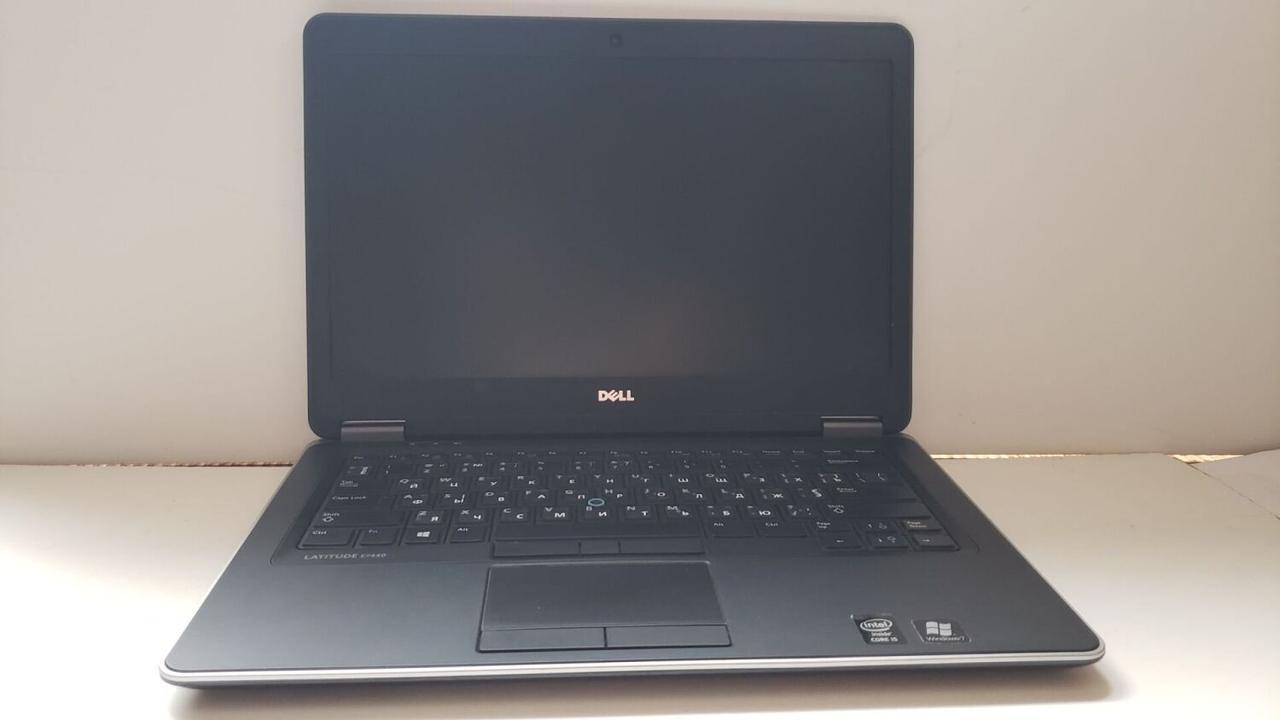 Б/в Ноутбук Dell Latitude E7440 14" 1366x768| Core i5-4310U| 8 GB RAM| 128 GB SSD + 500 GB HDD| HD 4400