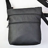 Чоловіча сумка з натуральної шкіри, месенджер, барсетка, планшетка, Офісна сумка для документів, фото 10