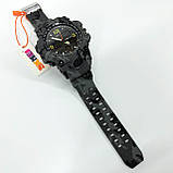 Годинник наручний чоловічий SKMEI 1155BCMGY, армійський годинник протиударний. Колір: сірий камуфляж, фото 9