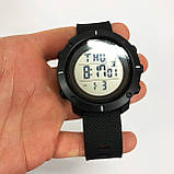 Годинник наручний чоловічий SKMEI 1213BK BLACK BIG SIZE, годинник тактичний протиударний. Колір: чорний, фото 9