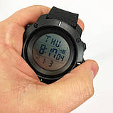Годинник наручний чоловічий SKMEI 1213BK BLACK BIG SIZE, годинник тактичний протиударний. Колір: чорний, фото 10