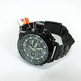 Годинник наручний чоловічий SKMEI 1515BK BLACK, годинник наручний електронний тактичний. Колір: чорний, фото 10