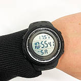Годинник наручний чоловічий SKMEI 1681BKWT BLACK-WHITE, годинник спортивний. Колір: чорний з білим циферблатом, фото 11
