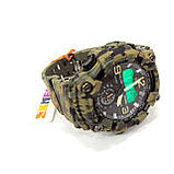 Годинник наручний чоловічий SKMEI 1965CMGN CAMO GREEN, військовий чоловічий наручний годинник зелений. Колір:, фото 10