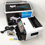 Машинка для рахунку грошей з детектором валют UKC MG-555 лічильник банкнот, пристрій для перевірки купюр, фото 10