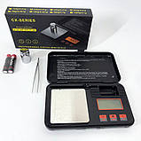 Ваги ювелірні CX-Toolbox, 200г (0,01г) з чашею, міні ваги, електронні грамові ваги для золота, фото 10