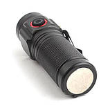 Ліхтар PLD W5182-3XHP360, Ручний ліхтарик led, Водонепроникний ліхтар, Кишеньковий ліхтар із usb зарядкою, фото 8