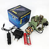 Ліхтар налобний CH-108-T6+COB(white+red), надпотужний ліхтар налобний, світлодіодний ліхтар на лоб, фото 8