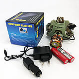 Ліхтар налобний CH-108-T6+COB(white+red), надпотужний ліхтар налобний, світлодіодний ліхтар на лоб, фото 10