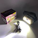 Ліхтар налобний SH-S31-XPE+COB(white+red), Ліхтар акумуляторний для риболовлі, Ліхтар для рятувальників, фото 8