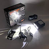 Ліхтар налобний SH-T808-2XPE-20SMD-white/red з датчиком руху, потужний налобний ліхтар для риболовлі, фото 9